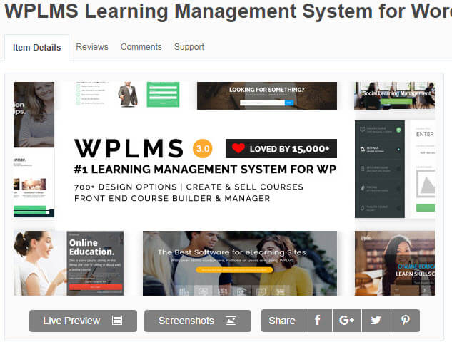 WPLMS hiện là theme wordpress được nhiều website học trực tuyến áp dụng