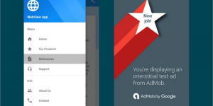 template ứng dụng cho thiết bị di động universal