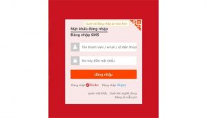 Đăng nhập vào hệ thống của các trang TMĐT