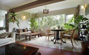 phong cách nội thất hòa hợp với thiên nhiên