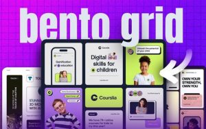 bố cục thiết kế Bento Grid