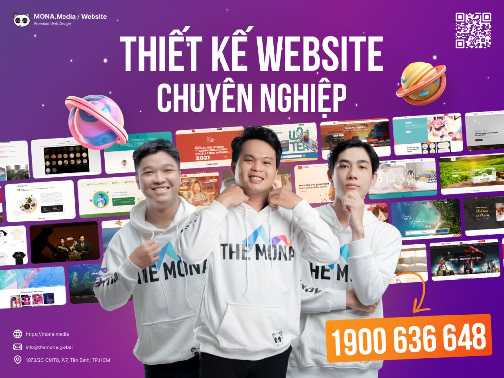 Dịch vụ thiết kế website chuyên nghiệp tại MONA Media