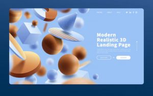 xu hướng thiết kế tương tác 3D