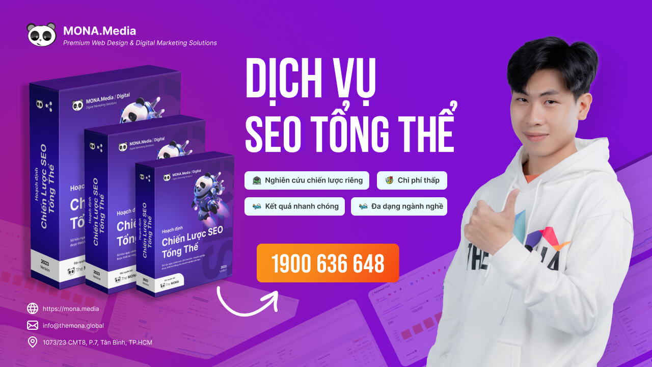 Dịch vụ SEO tổng thể của MONA Media